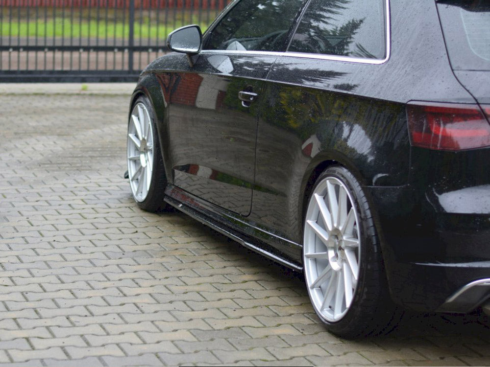 Side Skirts Diffusers - Audi S3 / A3 S Line 8V / 8V FL Hatchback