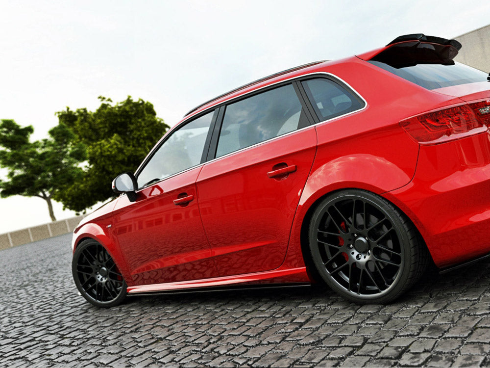 Side Skirt Diffusers V.1 - Audi S3 / A3 S Line Sportback 8V / 8V Facelift