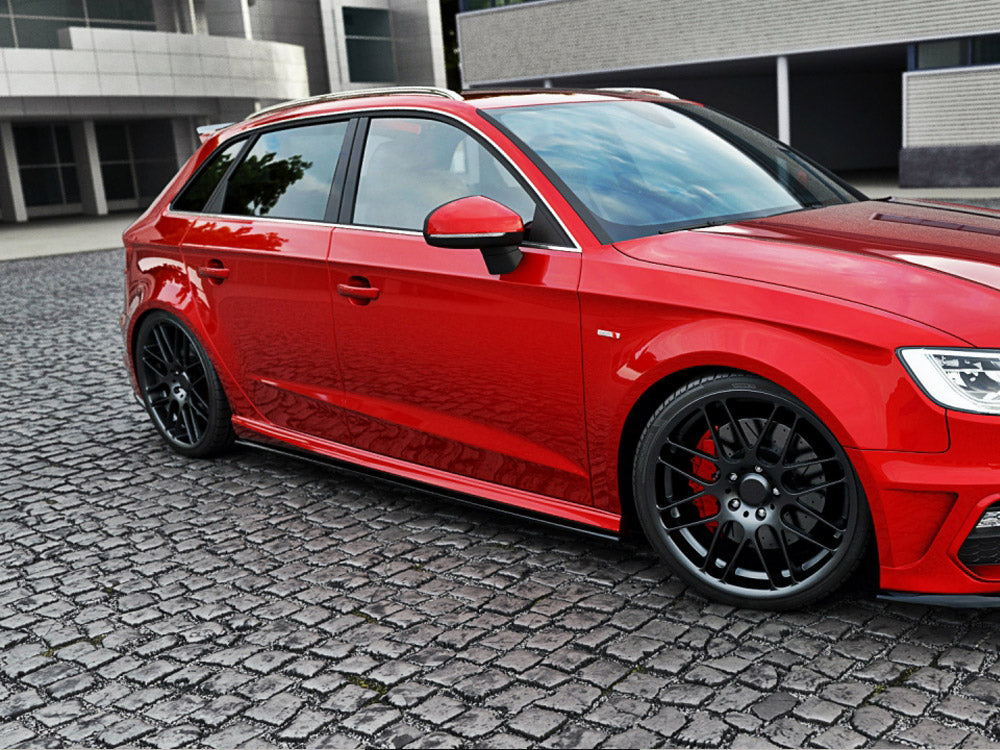 Side Skirt Diffusers V.1 - Audi S3 / A3 S Line Sportback 8V / 8V Facelift