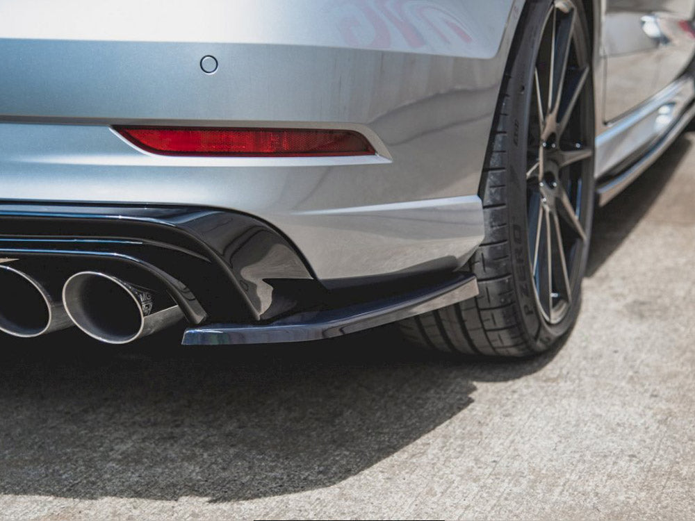 Rear Side Splitters V.2 - Audi S3 Sedan 8V Facelift (2016-2020)