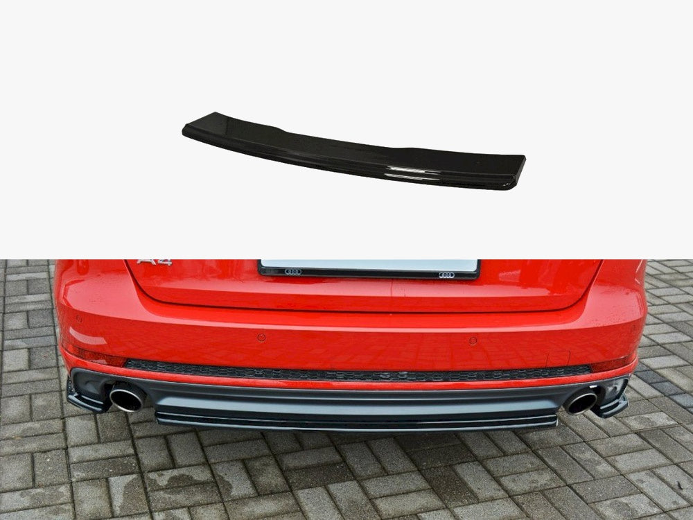 Central Rear Splitter - Audi A4 S Line B9 Avant
