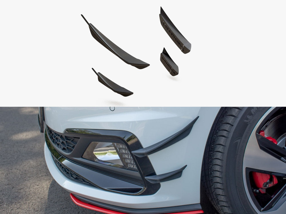 Front Bumper Wings (Canards) - Volkswagen Polo GTI Mk6