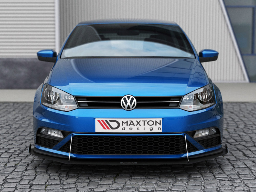 Front Racing Splitter (with Wings) - Volkswagen Polo GTI Mk5 Facelift