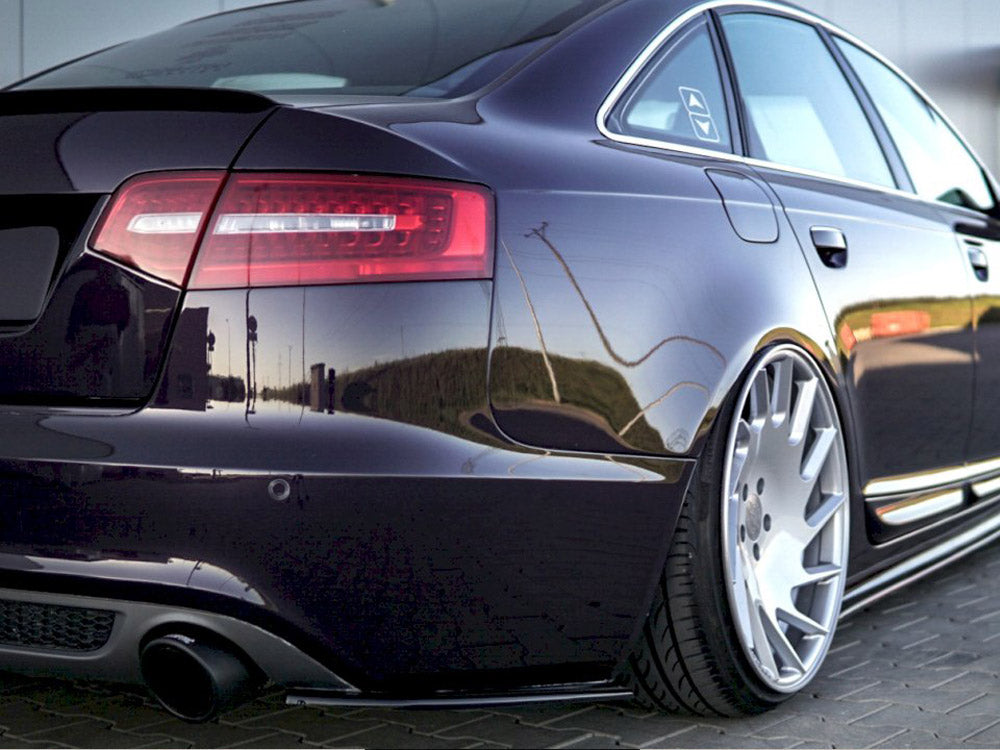 Rear Side Splitters - Audi A6 C6 S Line Facelift Sedan (2008-2011)