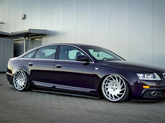 Side Skirts Splitters - Audi A6 C6 S Line Pre-facelift (2004-2008)