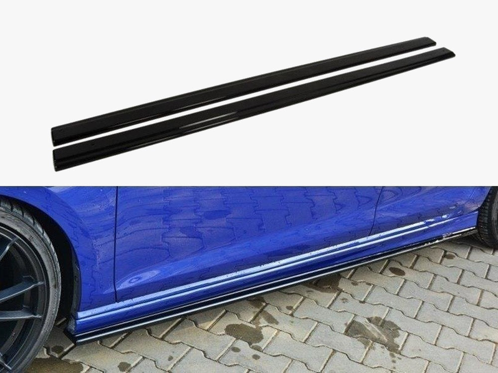 Side Skirts Diffusers V.1 - Volkswagen Golf R / R-Line Mk7