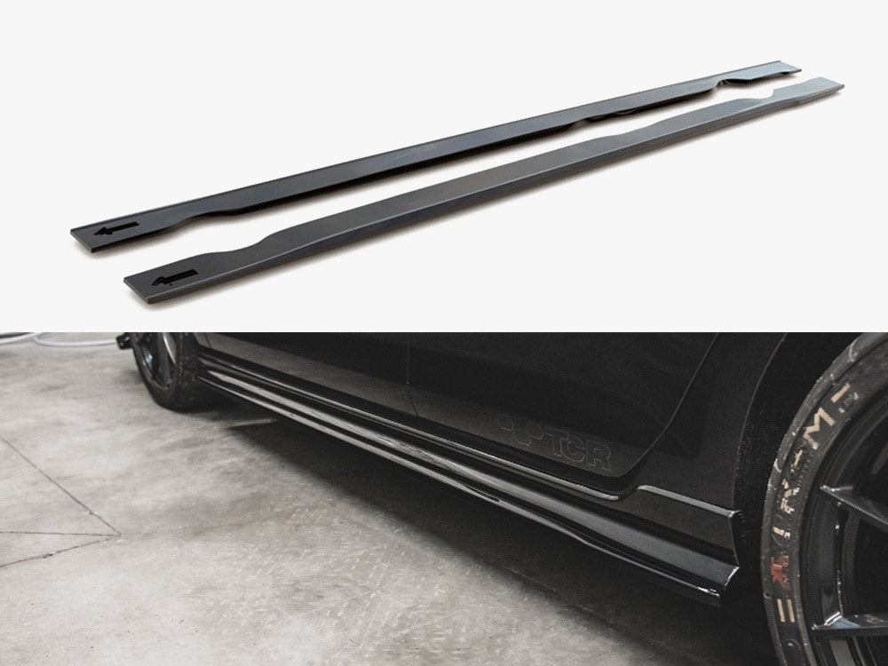 Side Skirt Diffusers - Volkswagen Golf GTI TCR Mk7 Facelift