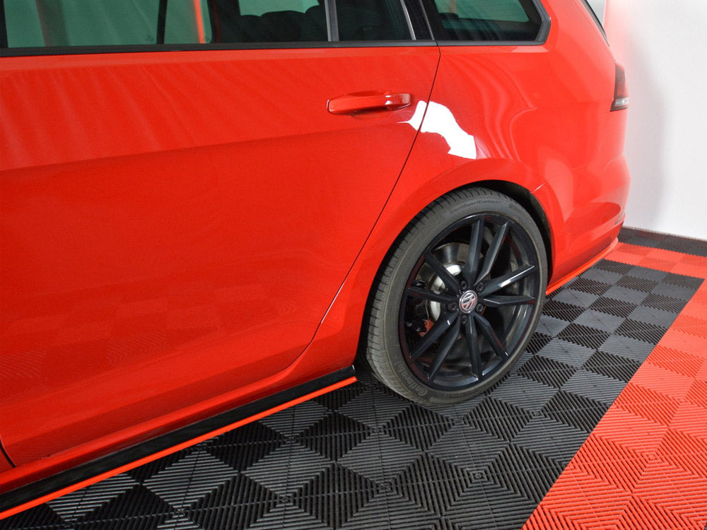 Rear Side Splitters V.2 - Volkswagen Golf 7 R Variant Facelift