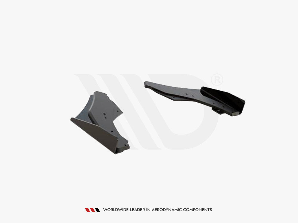 Street PRO Rear Side Splitters + Flaps - Volkswagen Golf 8 GTI Clubsport
