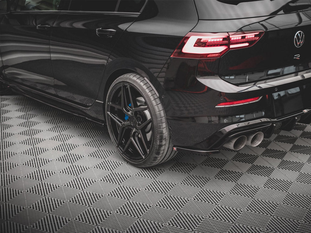 Rear Side Splitters V.4 - Volkswagen Golf R Hatchback Mk8