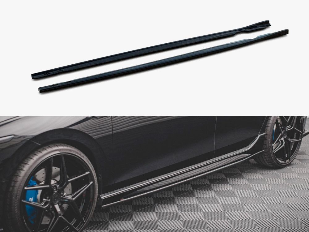 Side Skirts Diffusers V.2 - Volkswagen Golf R Mk8