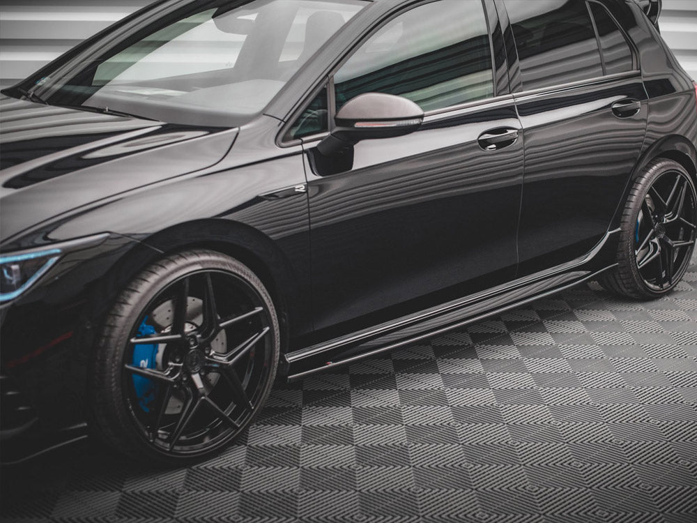 Side Skirts Diffusers V.2 - Volkswagen Golf R Mk8