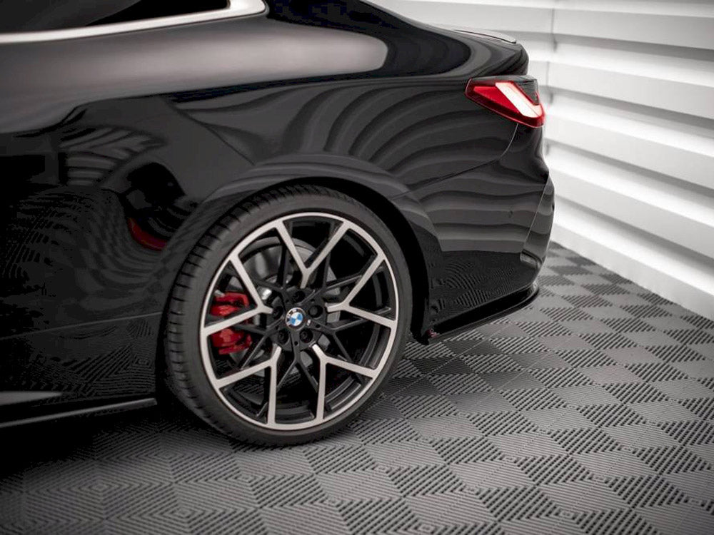 Rear Side Splitters V1 - BMW 4 Series (M-Pack G22 / G23 / G22 Facelift / G23 Facelift)
