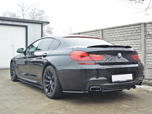 Central Rear Splitter (Vertical Bars) - BMW 6 Series (Gran Coupe M Sport)