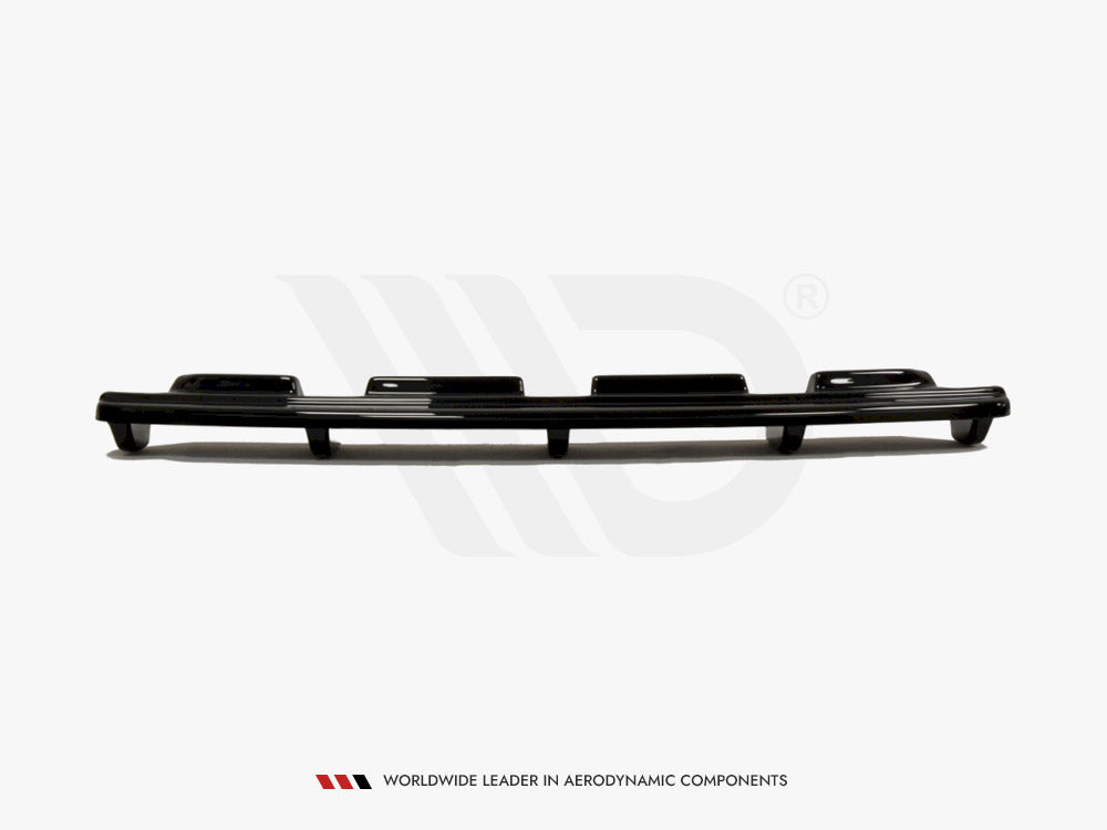 Central Rear Splitter (Vertical Bars) - BMW 6 Series (Gran Coupe M Sport - Textured)