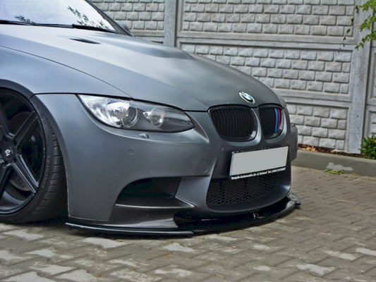 Front Splitter - BMW M3 E92 / E93 (Preface Model Fits M Performance Splitters) - Textured)