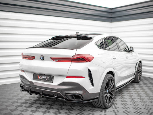 Central Rear Splitter (Vertical Bars) V1 - BMW X6 (M-Pack G06)