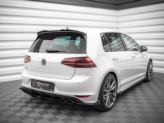 Street PRO Rear Side Splitters + Flaps - Volkswagen Golf R Mk7