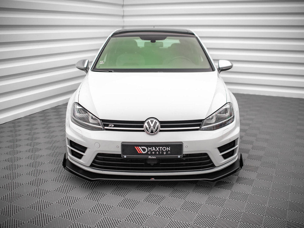 Street PRO Front Splitter V.1 + Flaps - Volkswagen Golf R Mk7