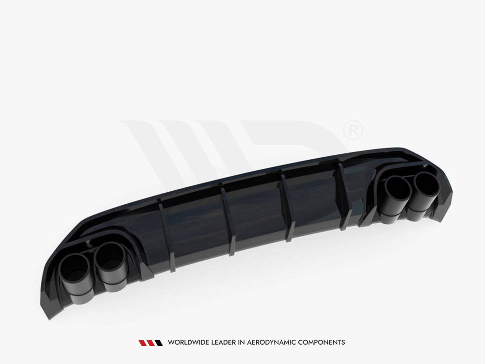 Rear Valance + Exhaust Ends Imitation - Audi A3 S Line Sportback 8Y