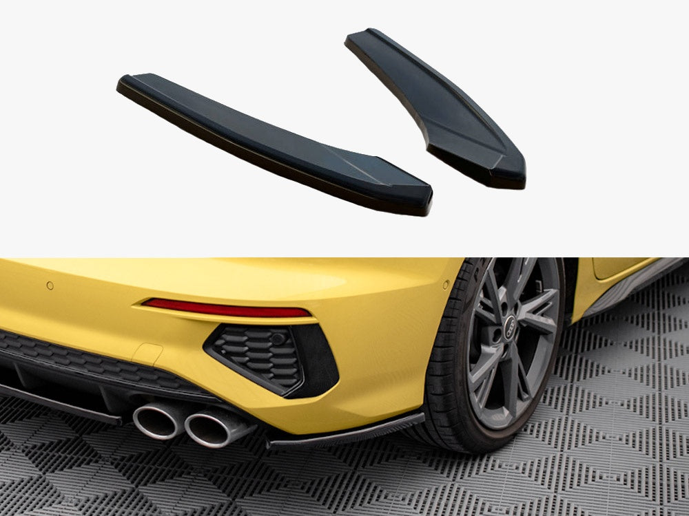 Rear Side Splitters - Audi S3 Sedan 8Y