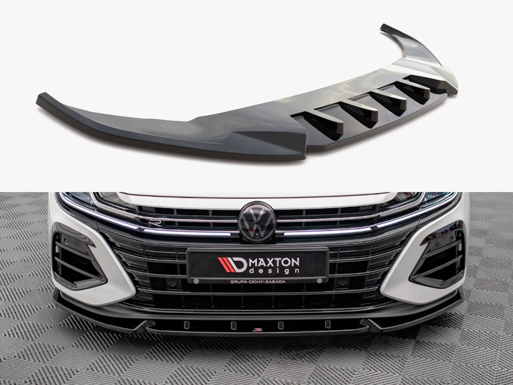 Front Splitter V.2 - Volkswagen Arteon R Sedan / Shooting Brake Mk1 Facelift