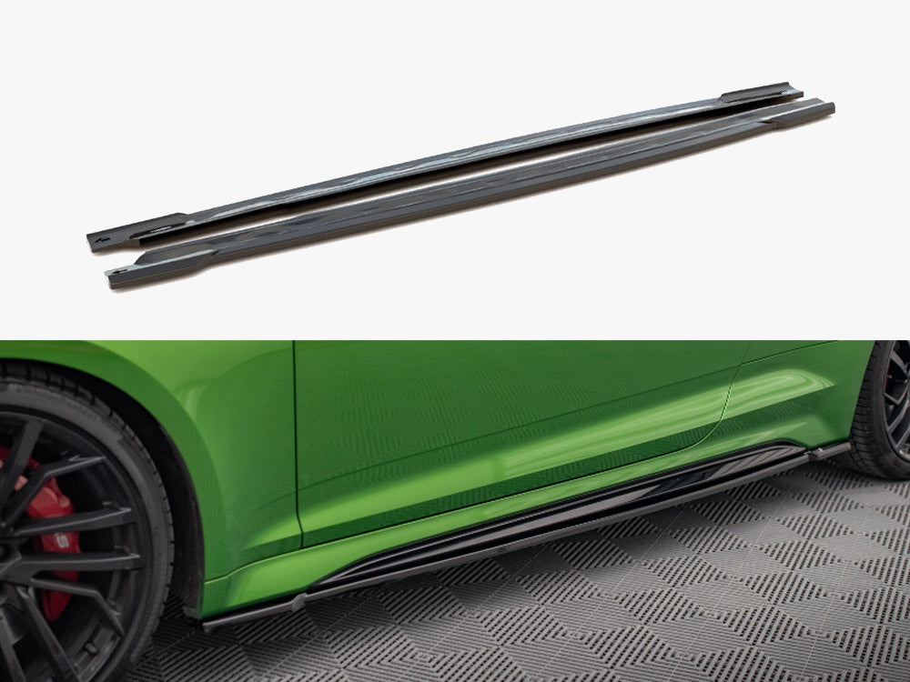 Side Skirts Diffusers - Audi RS5 Coupe F5 Facelift