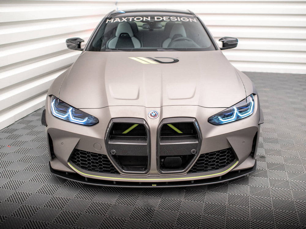 Street PRO Front Splitter - BMW M4 G82 (/ M3 G80 - Black-Red)