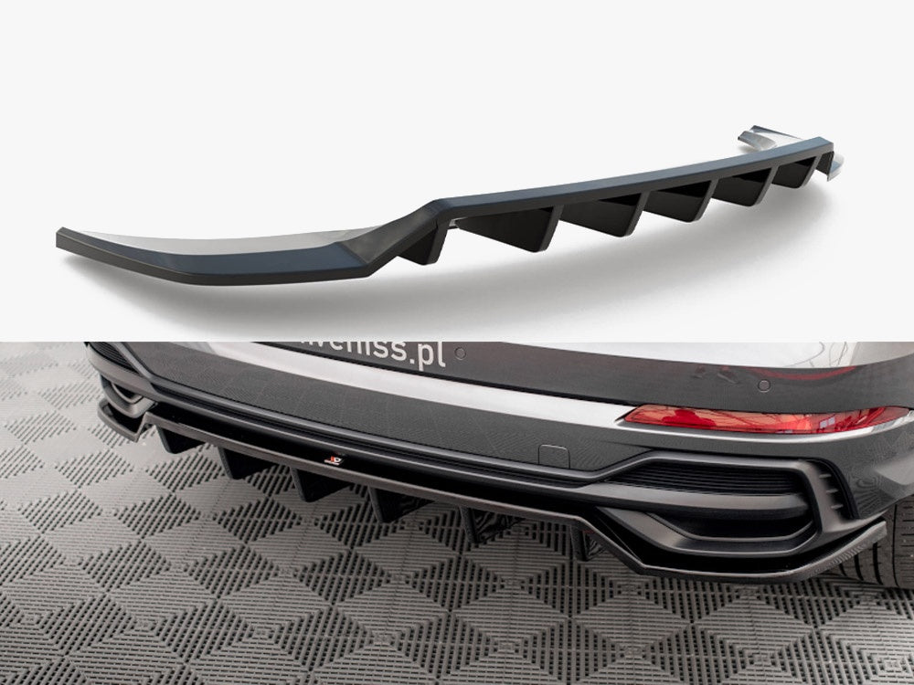 Rear Splitter (Vertical Bars) - Audi Q3 S Line SUV F3