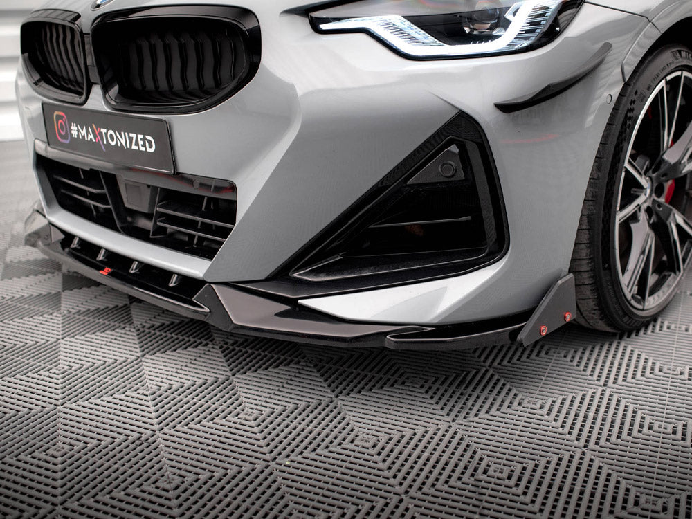 Front Splitter V2 + Flaps - BMW 2 Series (Coupe M-Pack / M240i G42)