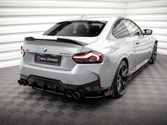 Street Pro Rear Side Splitters + Flaps - BMW 2 Series (Coupe M240i G42)