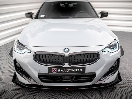 Front Bumper Wings (Canards) - BMW 2 Series (Coupe M-Pack / M240i G42)