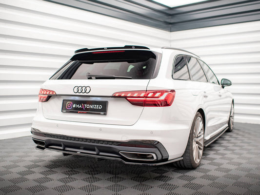 Rear Splitter (Vertical Bars) V.1 - Audi A4 S Line B9 Facelift