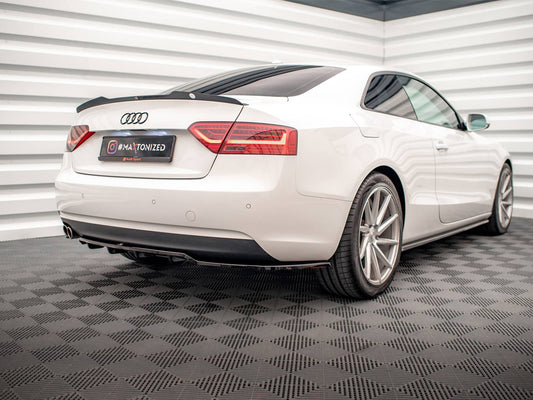 Central Rear Splitter (Vertical Bars) - Audi A5 Coupe 8T Facelift