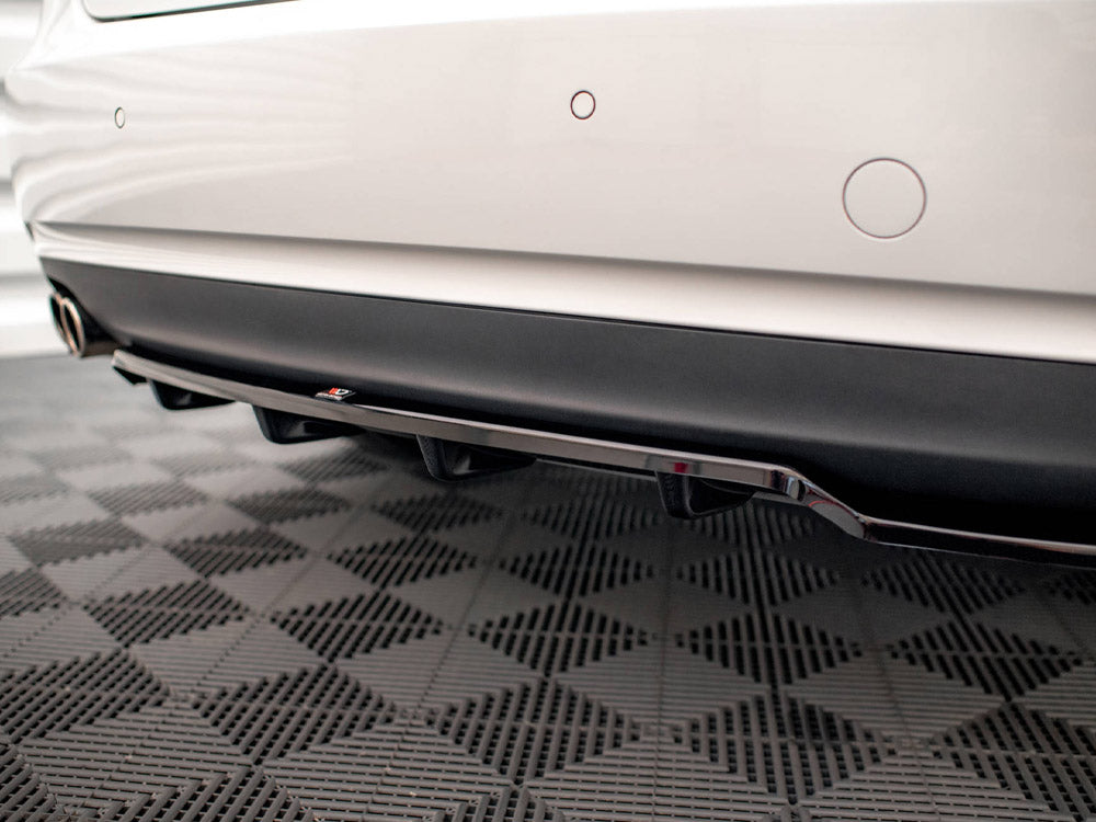 Central Rear Splitter (Vertical Bars) - Audi A5 Coupe 8T Facelift