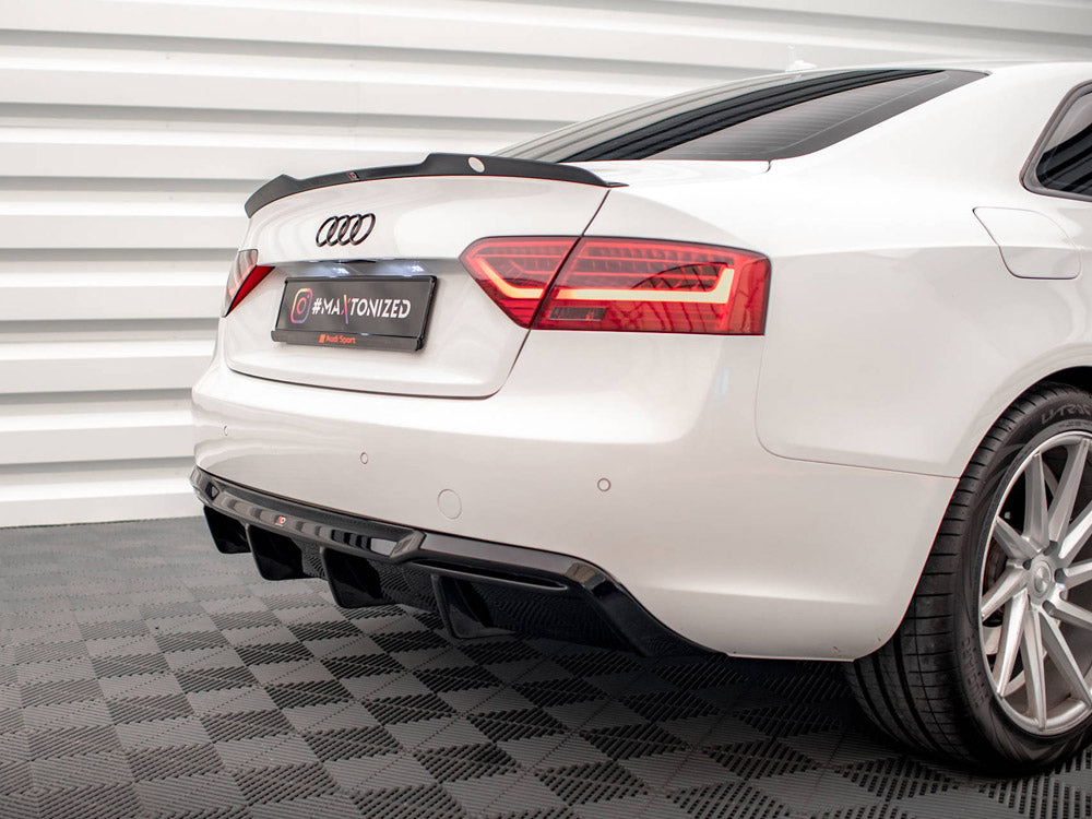 Rear Valance - Audi A5 Coupe 8T Facelift (Version with dual exhausts on one Side)