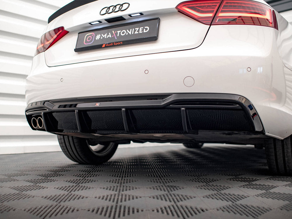 Rear Valance - Audi A5 Coupe 8T Facelift (Version with dual exhausts on one Side)
