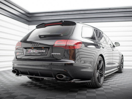 Central Rear Splitter (Vertical Bars) - Audi RS6 Avant C6