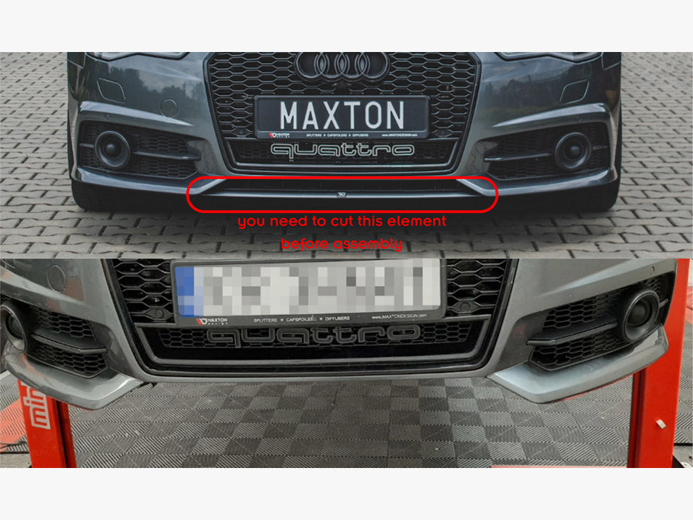 Front Splitter - Audi A6 / A6 C7 S Line / S6 C7 Facelift