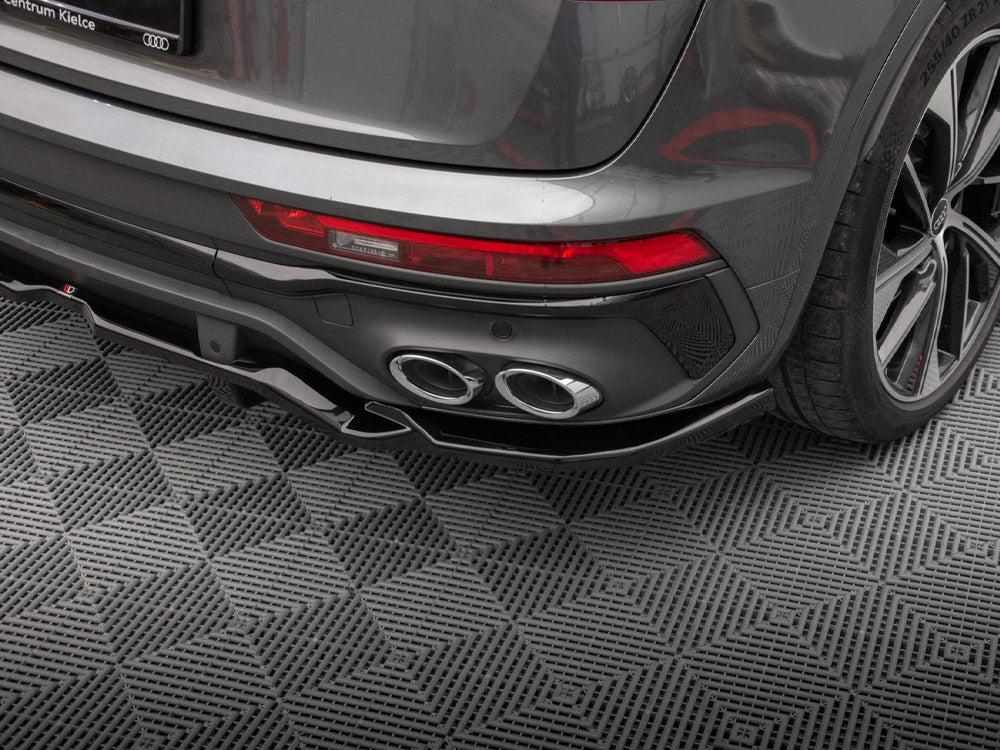 Rear Splitter (Vertical Bars) - Audi SQ5 / Q5 S Line Sportback Mk2 Facelift