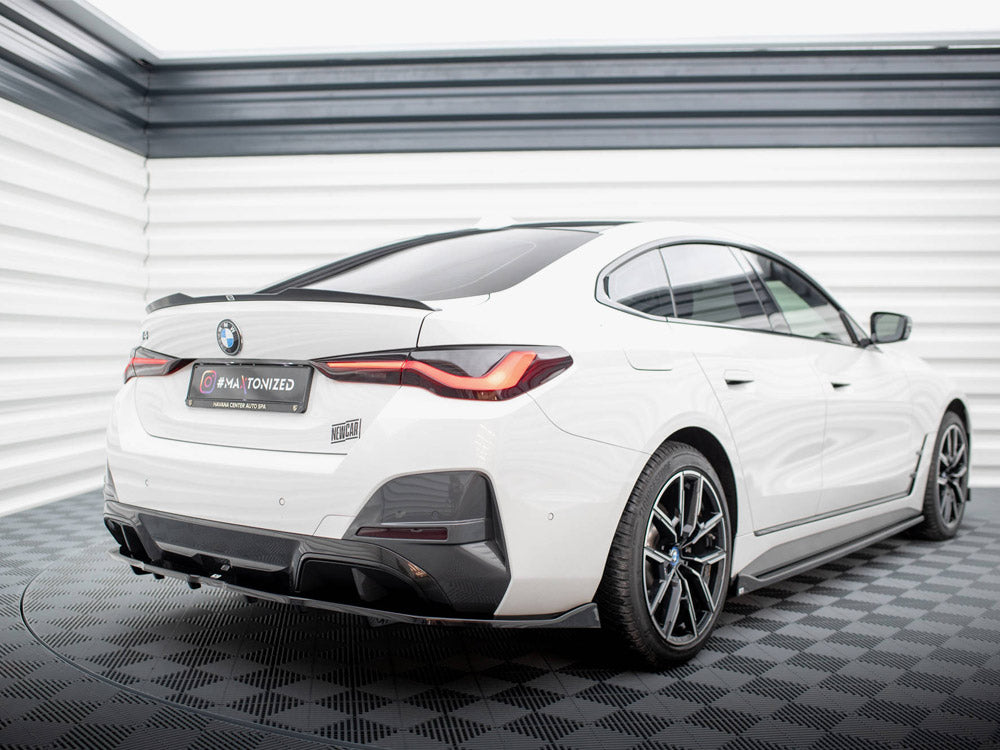 Central Rear Splitter (Vertical Bars) V2 - BMW I4 (M-Pack G26)