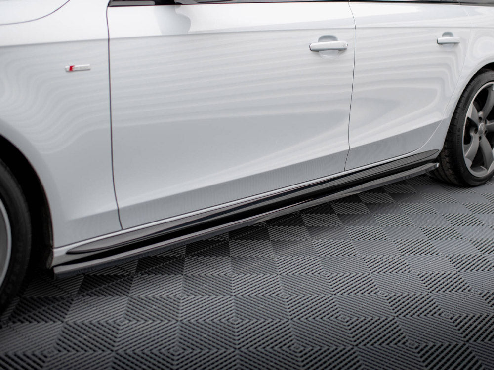 Side Skirts Diffusers V.3 - Audi A4 / A4 S Line / S4 B8