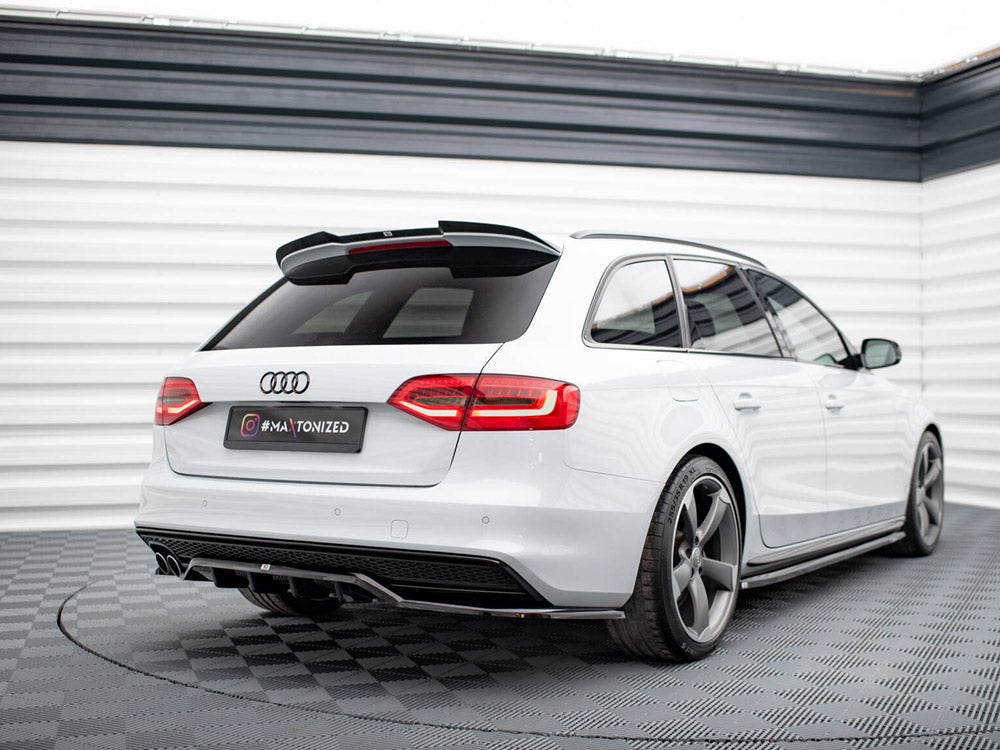 Central Rear Splitter (Vertical Bars) - Audi A4 Competition B8 Facelift
