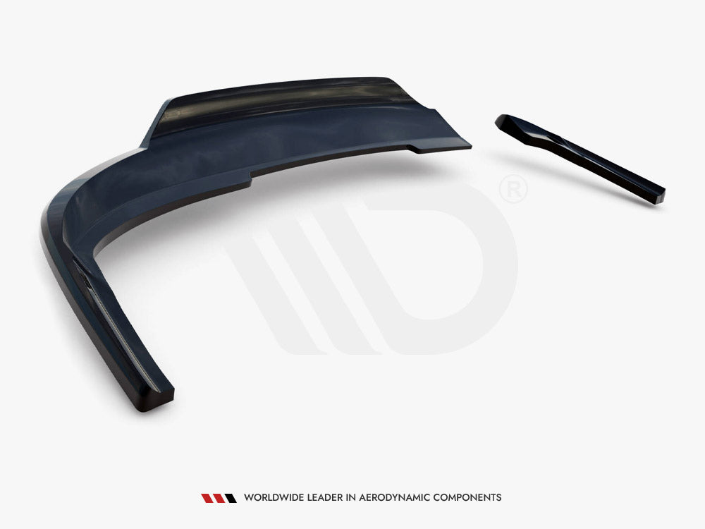 Central Rear Splitter (Vertical Bars) - Audi A4 Competition B8 Facelift