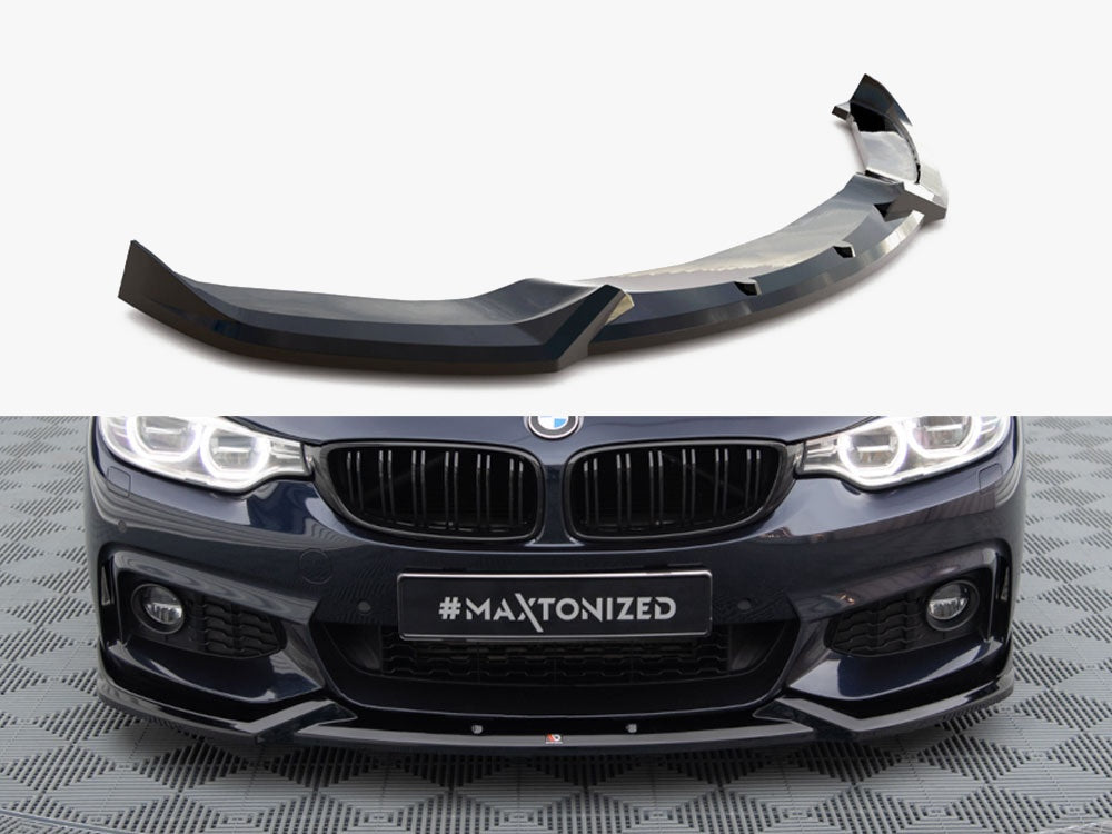 Front Splitter V.5 - BMW 4 Series (Coupe / Gran Coupe / Cabrio M-Pack F32 / F36 / F33)
