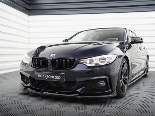 Front Splitter V.6 - BMW 4 Series (Coupe / Gran Coupe / Cabrio M-Pack F32 / F36 / F33)