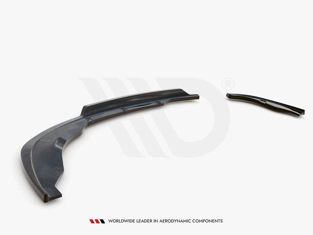 Central Rear Splitter (Vertical Bars) - BMW 1 Series E81 (Facelift)