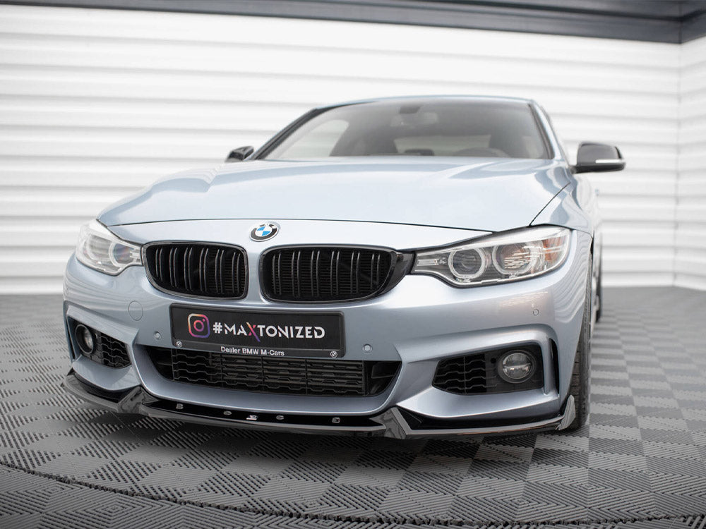 Front Splitter V.4 - BMW 4 Series (Coupe / Gran Coupe / Cabrio M-Pack F32 / F36 / F33)