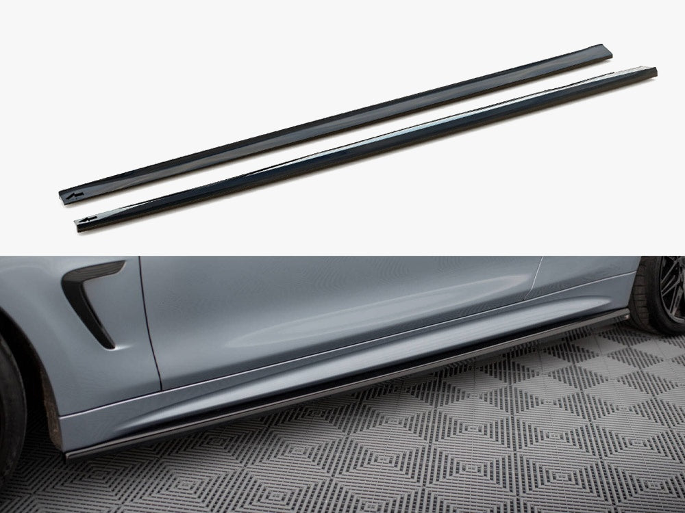 Side Skirts Diffusers V.3 - BMW 4 Series (Coupe / Gran Coupe / Cabrio M Sport F32 / F36 / F33)