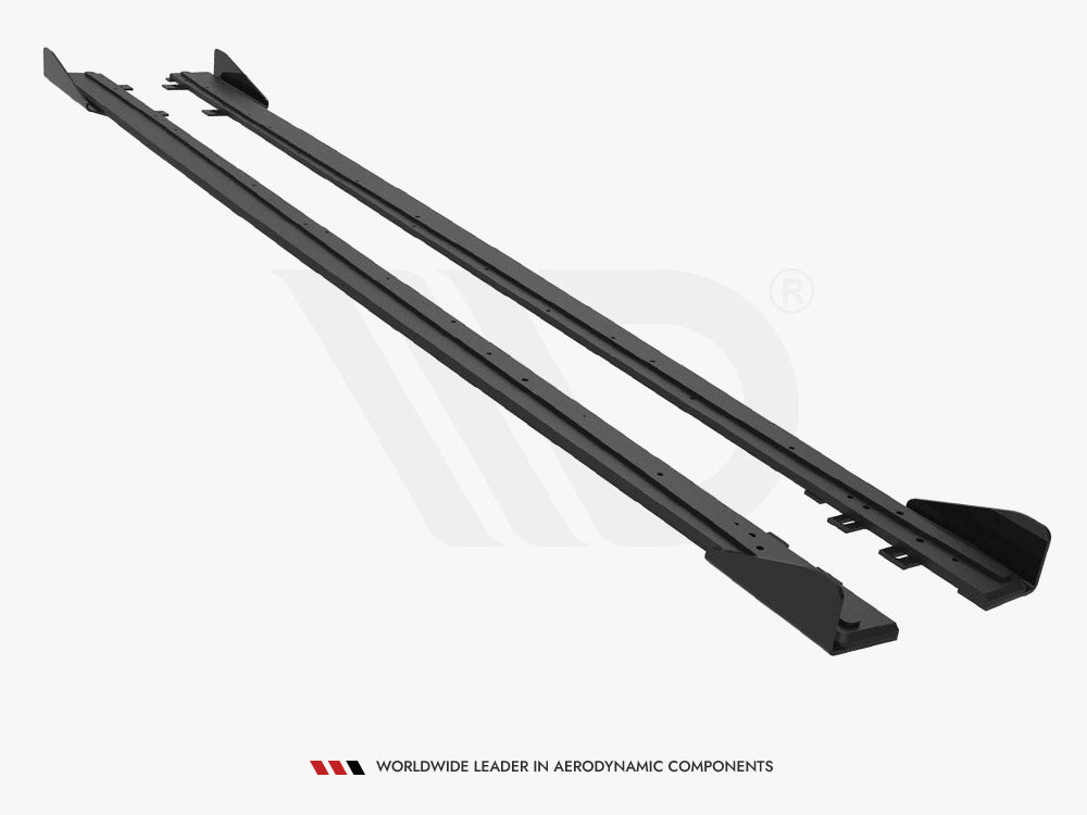 Street PRO Side Skirts Diffusers + Flaps - BMW 4 Series (Coupe / Gran Coupe / Cabrio M-Pack F32 / F36 / F33)